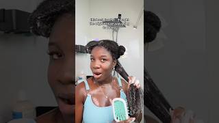 Unbrush Vs Unbrush plus on my 4c hair naturalhair detanglingbrush 4chair hairgrowth [upl. by Hollenbeck]