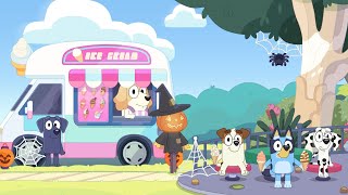 Bluey Jeanlucs Ice Cream Business in Halloween Season [upl. by Paxon515]