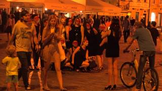 Nightlife in Wroclaw Poland 2014 4k  HEN PARTY [upl. by Varin]