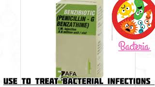 Benzibiotic IM injection  Penicillin G benzathine overviewdosage antibioticsbacterialinfections [upl. by Marvin]