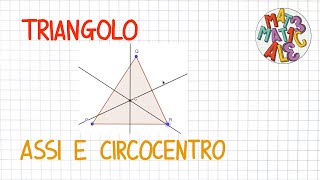 TRIANGOLO assi e circocentro con Geogebra   GE17 [upl. by Tratner]