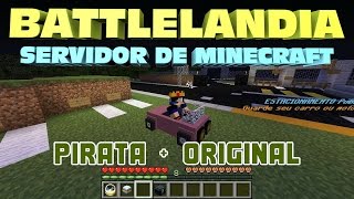 MOSTRANDO SERVIDOR DE MINECRAFT BATTLELANDIA [upl. by Salzhauer]