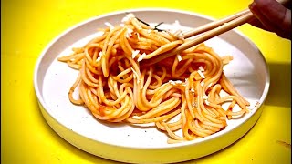 Red Spaghetti Pasta Recipe food youtubevideos devchef [upl. by Quillan]