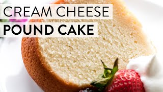 Cream Cheese Pound Cake  Sallys Baking Recipes [upl. by Onilatac]