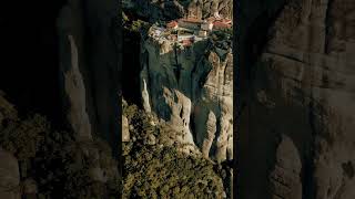 Majestic Meteora Monasteries Επιβλητικα Μετεωρα djimini3pro drone travel greece rocks views [upl. by Kettie]