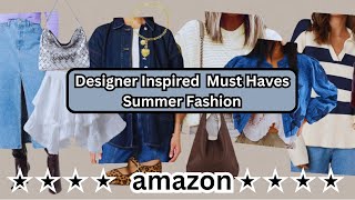 Best Amazon Designer Inspired Favorite Affordable summer fashion [upl. by Gayleen649]