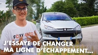 Peuton changer sa ligne déchappement soimême   Peugeot 206 20 HDi [upl. by Gaves]