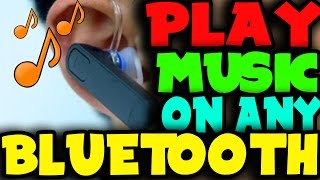 Play Music Through Any Bluetooth Headset  Android  Latest 2017 [upl. by Hui920]