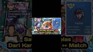 Savage Berkelas Dari Karina 11000  Match🔥Full Video  httpsyoutubeBcEOPrNJjw [upl. by Eednil]