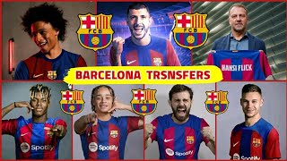 BARCELONA TRANSFER NEWS✅FTFLICK  KIMMICH  WILLIAMS  BERNARDO SILVA SIMONS🔥 [upl. by Doris788]