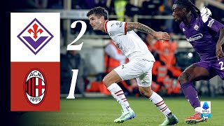 Pulisic equalizes but we fall short in Florence  Fiorentina 21 AC Milan  Highlights Serie A [upl. by Phelips]