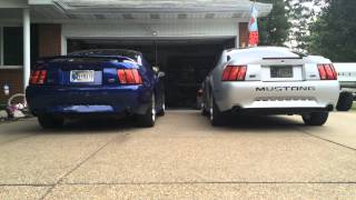 X pipe vs H pipe REVS Mustang GT [upl. by Englebert]