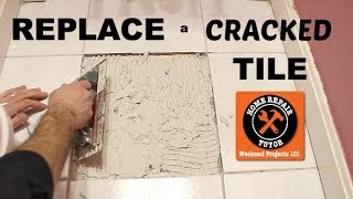 How to Replace a Cracked Tile [upl. by Ardnuhs]