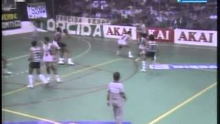 Basquetebol  20J  Sporting  77 x Barreirense  76 de 19891990 [upl. by Trev]