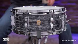 Ludwig 14x5 Legacy Mahogany Jazz Festival Snare Drum  Vintage Black Oyster Pearl LS9081Q [upl. by Adams]