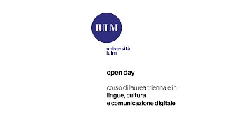 Open Day Triennali  Lingue cultura e comunicazione digitale [upl. by Gabriele53]