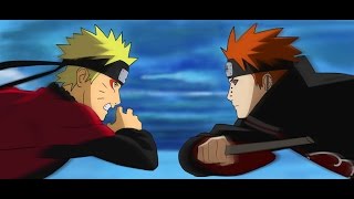 Naruto Vs Pain AMV Skillet HeroMonster HD [upl. by Akkire]