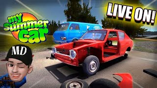 LIVE ON 🔴  primeira Etapa pra melhorar o satsuma  my summer car 13 [upl. by Dnomaid]