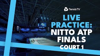 LIVE PRACTICE STREAM Nitto ATP Finals  Court 1 [upl. by Fayina645]