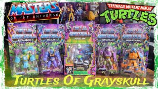 Turtles of Grayskull Wave 1 Figuren Unboxing  Mattel [upl. by Adaner12]