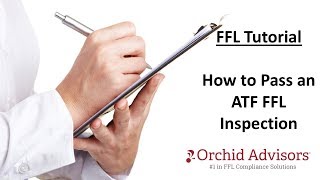 FFL Tutorial  How to Pass an ATF FFL Inspection [upl. by Benilda233]