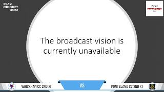 Whickham CC 2nd XI v Ponteland CC 2nd XI [upl. by Sidran]