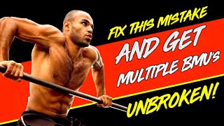 Kipping Bar Muscle Ups Unbroken Most Common Mistake amp How To Fix It [upl. by Adidnac739]