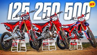 NEW 2023 Honda CR500 TwoStroke VS 125 amp 250 [upl. by Ahsuat]