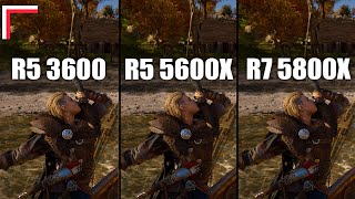 AMD Ryzen 5 3600 vs AMD Ryzen 5 5600X vs AMD Ryzen 7 5800X — Test in 10 Games 1080p 1440p 4K [upl. by Peoples]