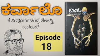 Episode 18  Karvalo kannada novel Audio  K P Poornachandra Tejaswi  ಕರ್ವಾಲೊ ಆಡಿಯೋ [upl. by Eddana]