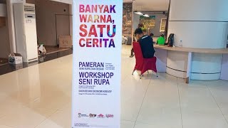 Persiapan Pameran Seni Rupa di Kota Balikpapan [upl. by Galanti]