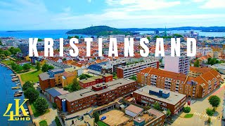 kristiansand Norway 🇳🇴 in 4K ULTRA HD  Drone Footage [upl. by Brit481]