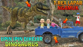 UPIN IPIN DIKEJAR DINOSAURUD DI ZAMAN PURBA ULTRAMAN KAGET [upl. by Nam]