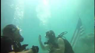 Underwater Reenlistment Ceremony in Djibouti [upl. by Alma366]