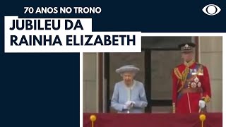 Rainha Elizabeth II celebra Jubileu de Platina [upl. by Ojeibbob448]