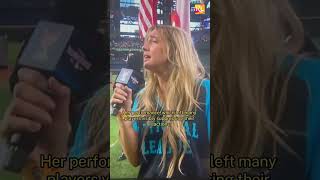 When Singing Goes Wrong Ingrid Andress MLB Anthem Mishap [upl. by Arreic62]