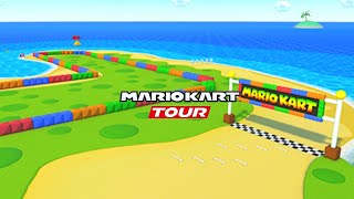 RETRO TRACK SNES Koopa Troopa Beach 2  Trick and Reverse Variant  Mario Kart Tour HQ [upl. by Leaj]