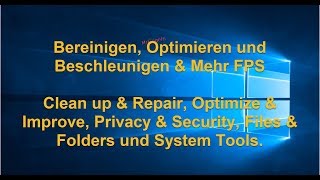 PC v Datenmüll befreien Leistung verbessern amp mehr FPS [upl. by Anicnarf472]