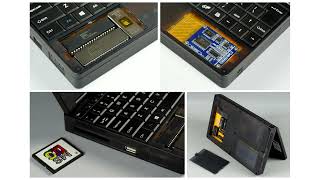 Presented mini laptop for  200 which runs MS DOS and Intel 8088 [upl. by Tallu]