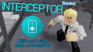 Roblox InterceptorDemo Canonical Playthrough I Badge [upl. by Seidnac663]