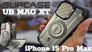 Supcase UB Pro MAG XT WMagsafe for iPhone 15 Pro Max  Camera Door Protection amp Kickstand [upl. by Baptista93]