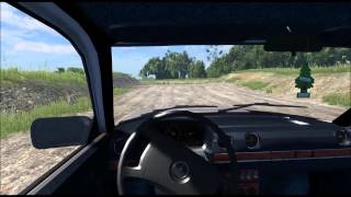 BeamNG  How To Drive MercedesBenz 230 W123 With G27  Drift [upl. by Niwri]