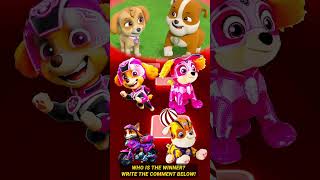 Jet Skye vs Toy Skye vs Cycle Skye vs Toy Rubble pawpatrol tileshop shorts [upl. by Darej]