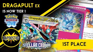 1st Place Dragapult ex Deck Got A HUGE BUFF With Stellar Crown Set Pokemon TCG [upl. by Kraus]