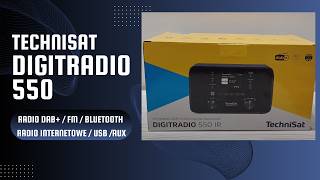 TechniSat DIGITRADIO 550 IR  radio FM DAB radio internetowe CD Bluetooth AUX USB recenzja [upl. by Lemire]