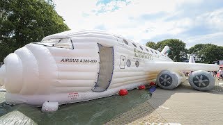 Worlds First Inflatable A380  Emirates Airline [upl. by Aslin]