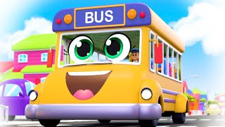 Wheels On The Bus  Nursery Rhymes and Baby Songs [upl. by Eirrab723]