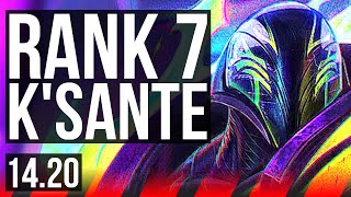 KSANTE vs SETT TOP  Rank 7 KSante  NA Master  1420 [upl. by Jarek]