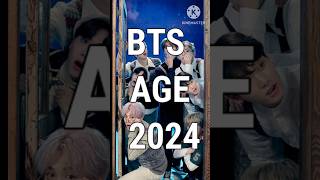 BTS age 2024❤️ kpop bts music viralvideo [upl. by Uriah]