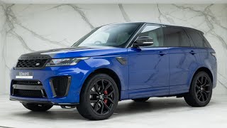 2022 Range Rover Sport 50 SVR Carbon Edition  Estoril Blue  Walkaround  Engine amp Exhaust Sound [upl. by Petronella]